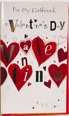 Valentines Day Card For My Girlfriend Free P&P HAV262V59