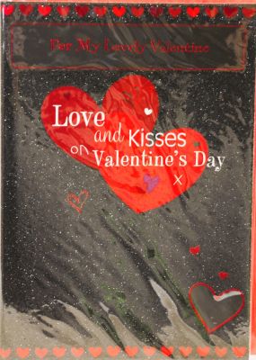Valentines Day Card Love And Kisses Free P&P HAV271V61