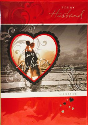 Valentines Day Card For My Husband Free P&P HAV241