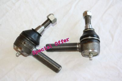 Land Rover Series 3 R/H  & L/H Thread Track Rod End Pair with Greaser RTC5867/RTC5868