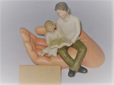Regency Fine Art "In Safe Hands" Father and Daughter Ornament