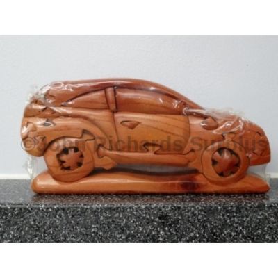 Handmade 3D wooden puzzle Car