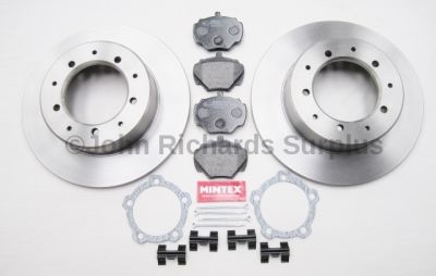 Brake Disc & Pad Set With Fitting Kit Rear JRS014