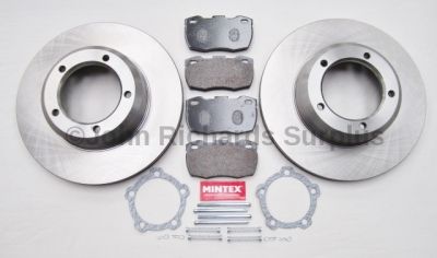 Brake Disc & Pad Set With Fitting Kit Front JRS015