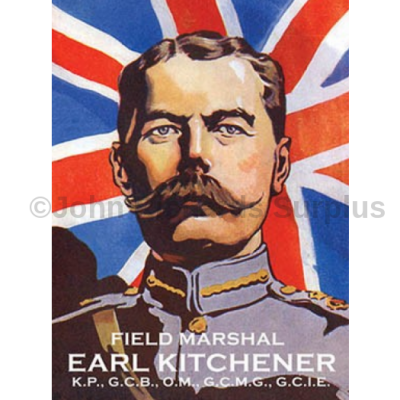 Large Metal wall sign Field Marshall Earl Kitchener