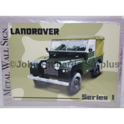 Land Rover Series 1 Small Metal Wall Sign