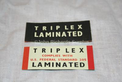 Triplex Laminated Windscreen Label LMG1066