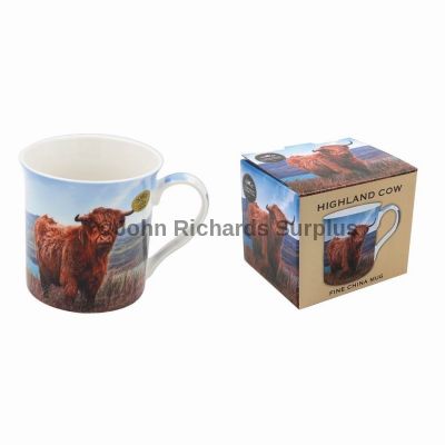 Highland Coo (Cow) Fine China Mug Leonardo Collection
