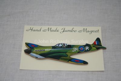 Handmade wooden Jumbo Magnet Supermarine Spitfire TS1J