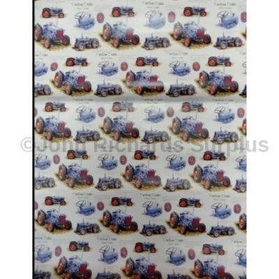 Gift wrapping paper Fordson Dexta 5 sheets per pack