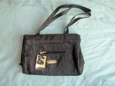 Large Leather Ladies Handbag. LT720-BK