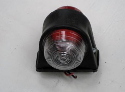 Trailer marker lamp with red/white lens 861