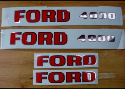 Ford 4000 Tractor decal set