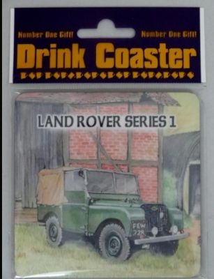 Drinks coaster Land Rover Series 1