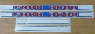 Ford 3600 Tractor Decal Set