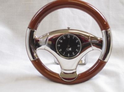 Steering Wheel Desk Clock with stand