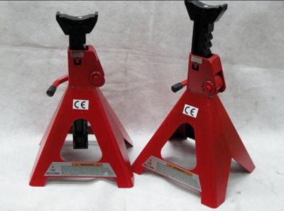 6 Ton Axle Stand Pair Ratchet Type Max Height 2 Foot