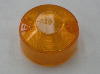 Britax round amber lamp lens 10100/6220