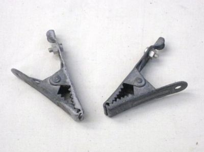 Crocodile clip pair 65mm long