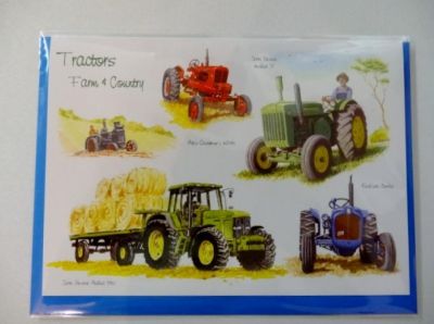 Blank Tractor Greetings Card with Envelope for any Occasion Free P&P LSC0266