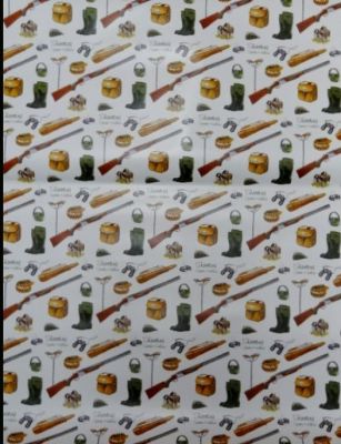 Gift wrapping paper shooting season 5 sheets per pack
