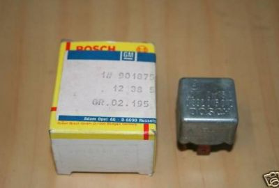 Bosch relay 12 volt 5 pin 2x15 amp  0 332 015 012-850