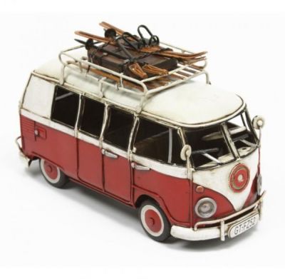 Handcrafted Tin Plate Volkswagen Camper Van