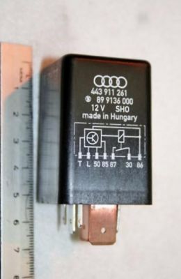 Audi Diesel Heater Plug Relay 443 911 261