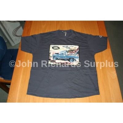 Official Land Rover Series 1 T-Shirt in a tin BlueS
