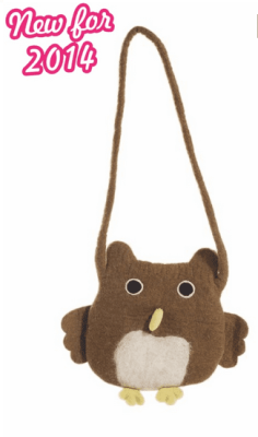 Owl Bag Hand Made From The Felt So Good Collection. ACBAOW