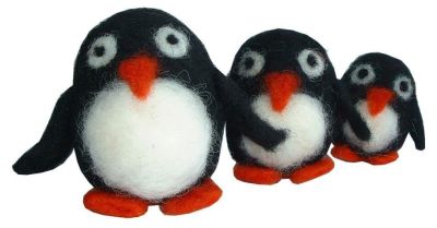Make Your Own Felta Pets Penguins Kit Family of 3