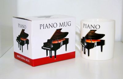 Music-themed Piano Mug Boxed PIA007