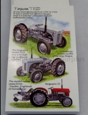 Pocket notebook Ferguson TE20 &amp; 35 Tractor