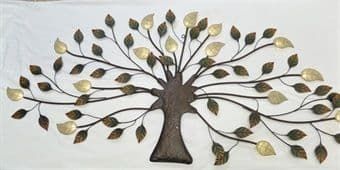 Large Tree LED Metal Wall Art (Collection Only) Q-38