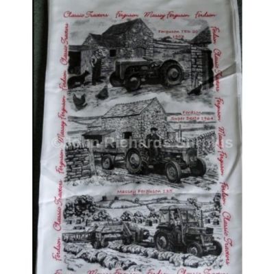 Rural Life Classic Tractor Tea Towel RL1