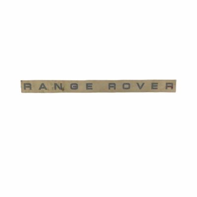 Range Rover Bonnet or Tailgate Sticker/Decal Black With Silver Edge RTC6466