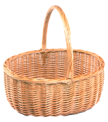 Luxury Buff Hollander Wicker Basket S004