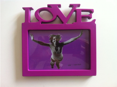 Sentiments Plastic Photo Frame With Stand Love