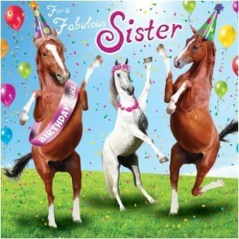 Birthday Card Sister Free P&P C1931
