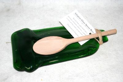 Jaegermeister Spoon Rest Glass Bottle by Sarah Hill Spoon