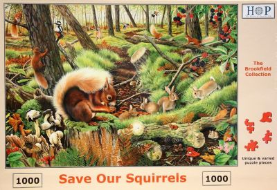 Save Our Squirrels 1000 Piece Jigsaw Puzzle