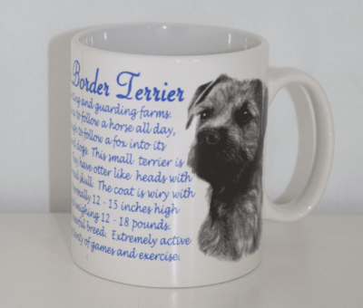 Ceramic The Border Terrier Mug 