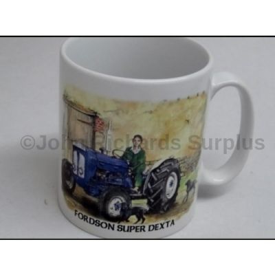 Classic China Durham Mug Fordson Super Dexta Tractor