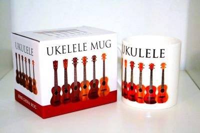 Music Themed Ukulele Uke Mug Boxed UK002