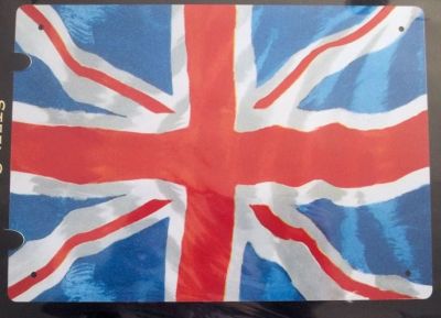 Union Jack by Robert Opie Small Metal Wall Sign 200mm x 150mm