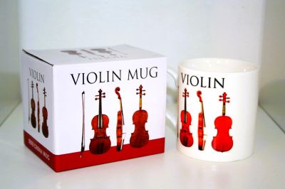 Music Themed Violin Mug Boxed VIO006 