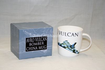 Fine China RAF Avro Vulcan Mug Blue Print Gift Boxed