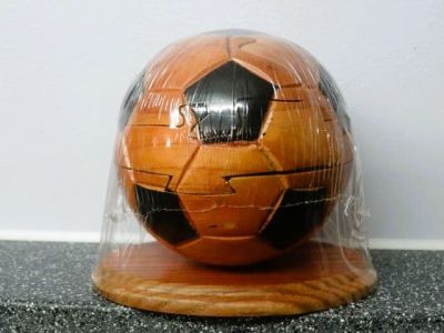 Handmade 3D Wooden Puzzle Football WT-112