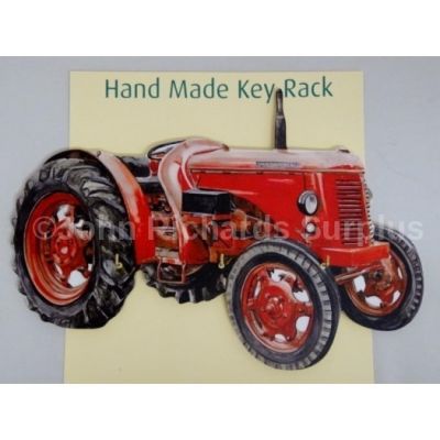 Handmade wooden key rack David Brown 30D Tractor