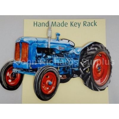 Handmade wooden key rack Fordson Major Tractor
